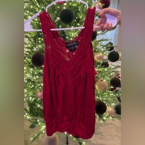 GUESS Deep Red Tank Top